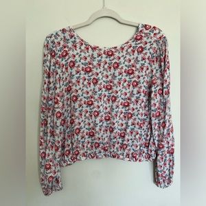 LOFT Floral Blouse - Small